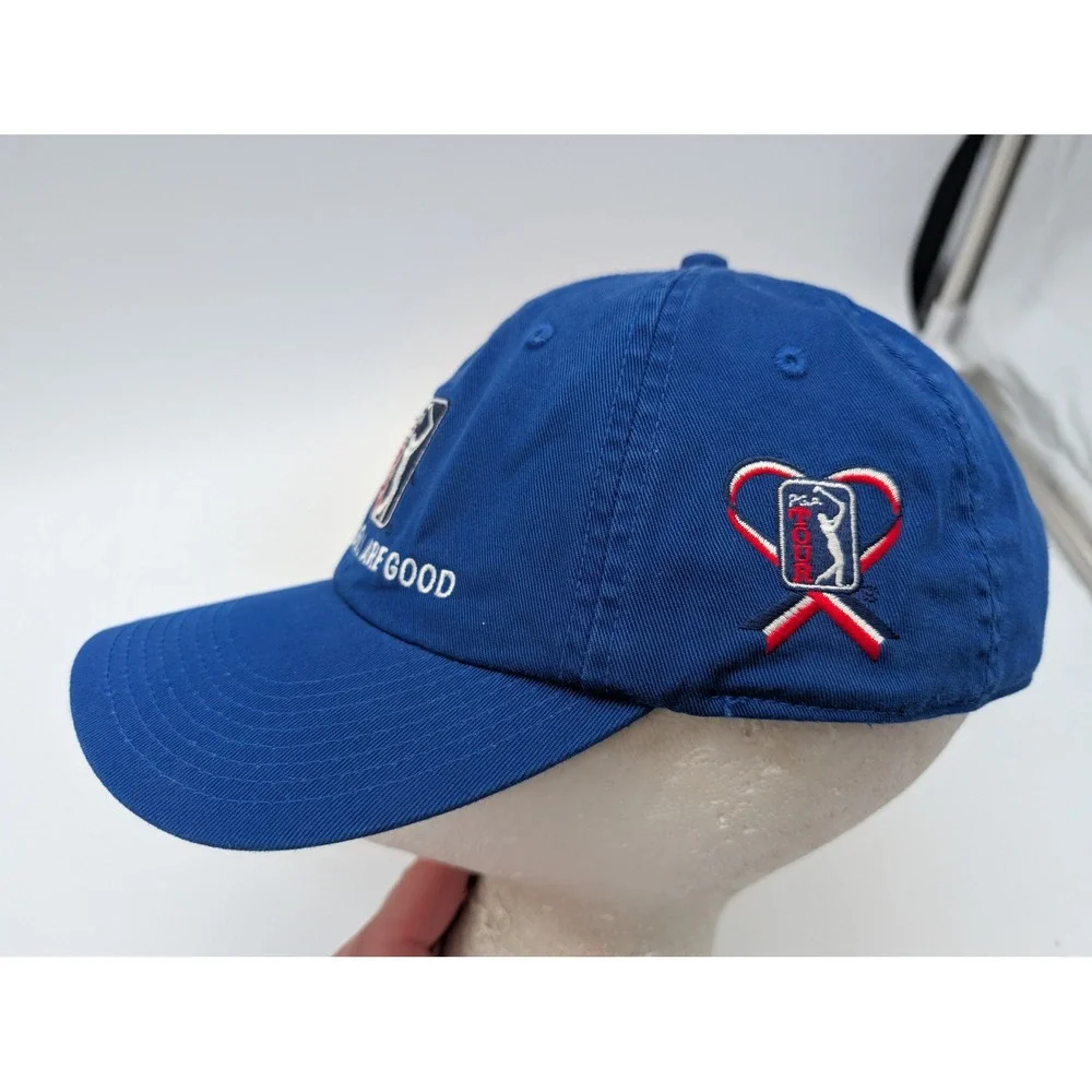 PGA Tour Hat Mens Blue These Guys Are Good AT&T Wireless Golf Cap The Game